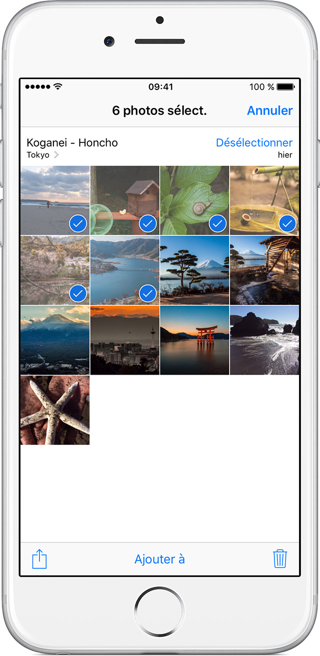 comment supprimer une année de photos sur iphone