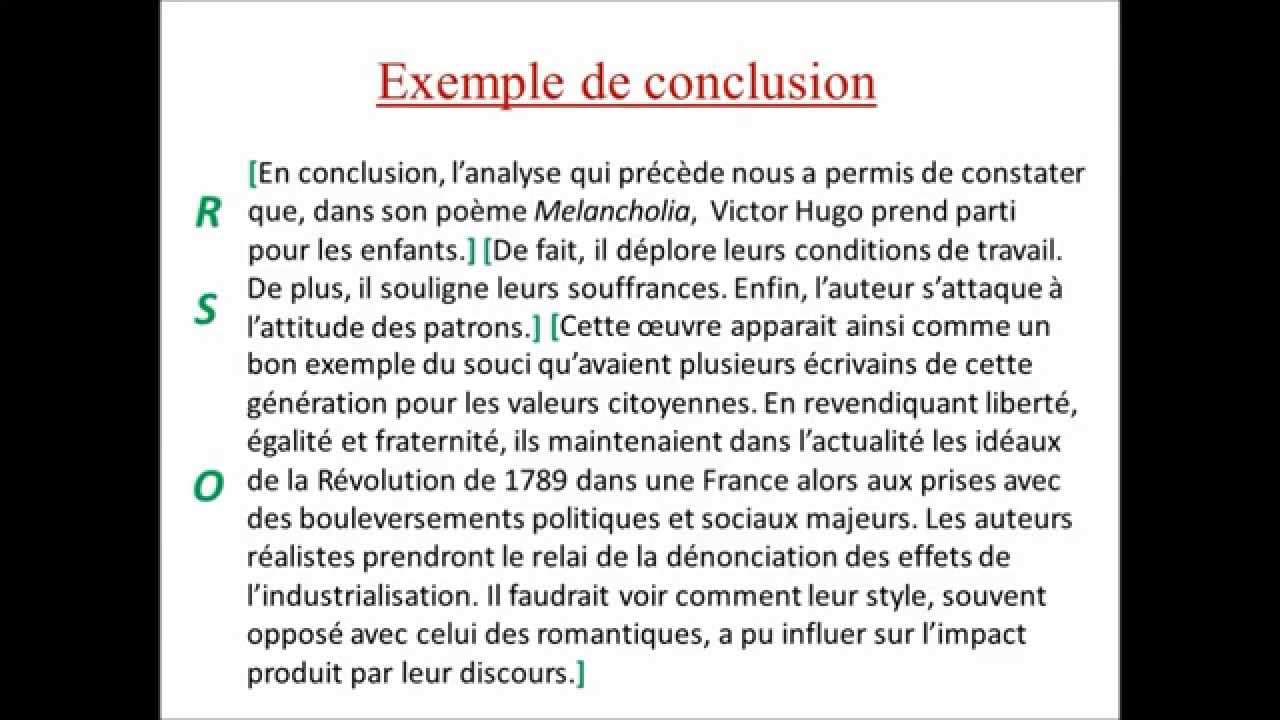 dissertation conclusion francais